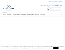 Tablet Screenshot of hospitallapaloma.com